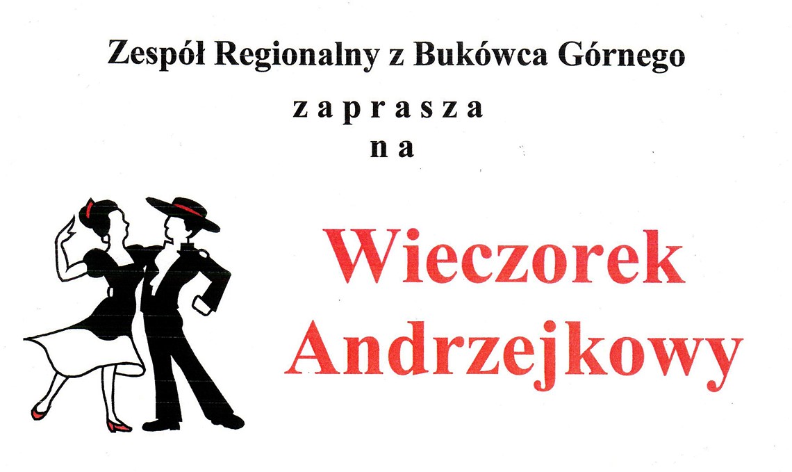 WIECZOREK ANDRZEJKOWY 2016 - zaproszenie