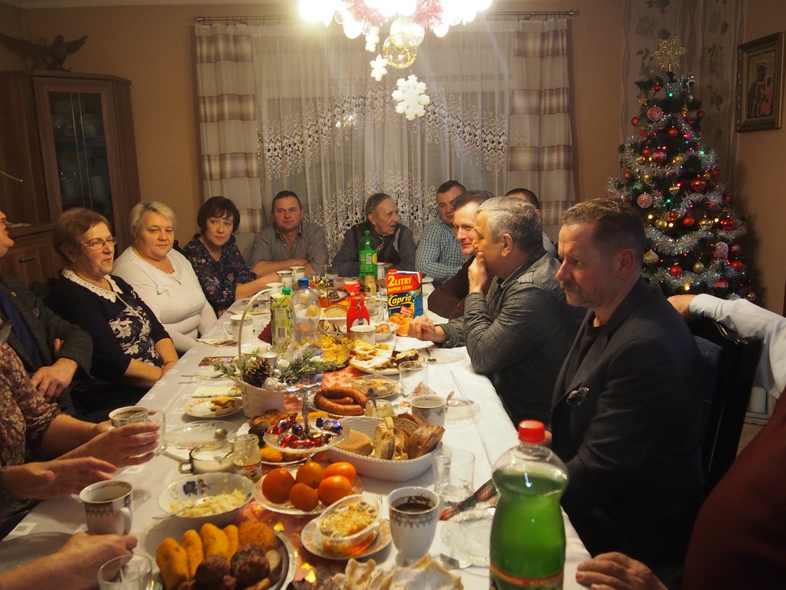 Spotkanie wigilijne u sołtysa