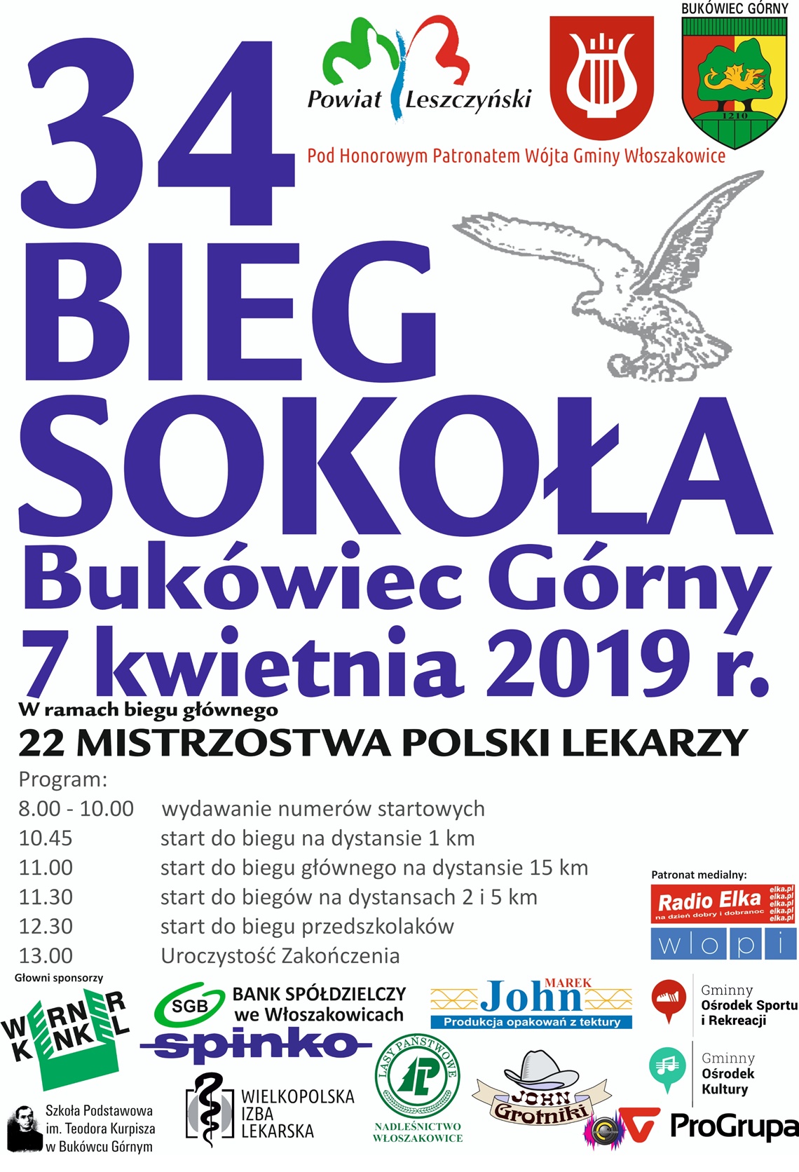 Bieg Sokoła 2019 - zaproszenie