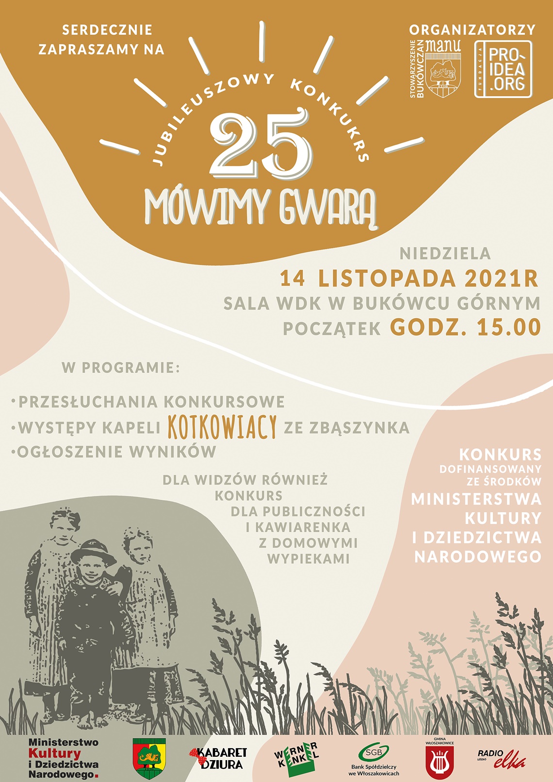 Jubileuszowy Konkurs "Mówimy Gwarą" 2021 - info