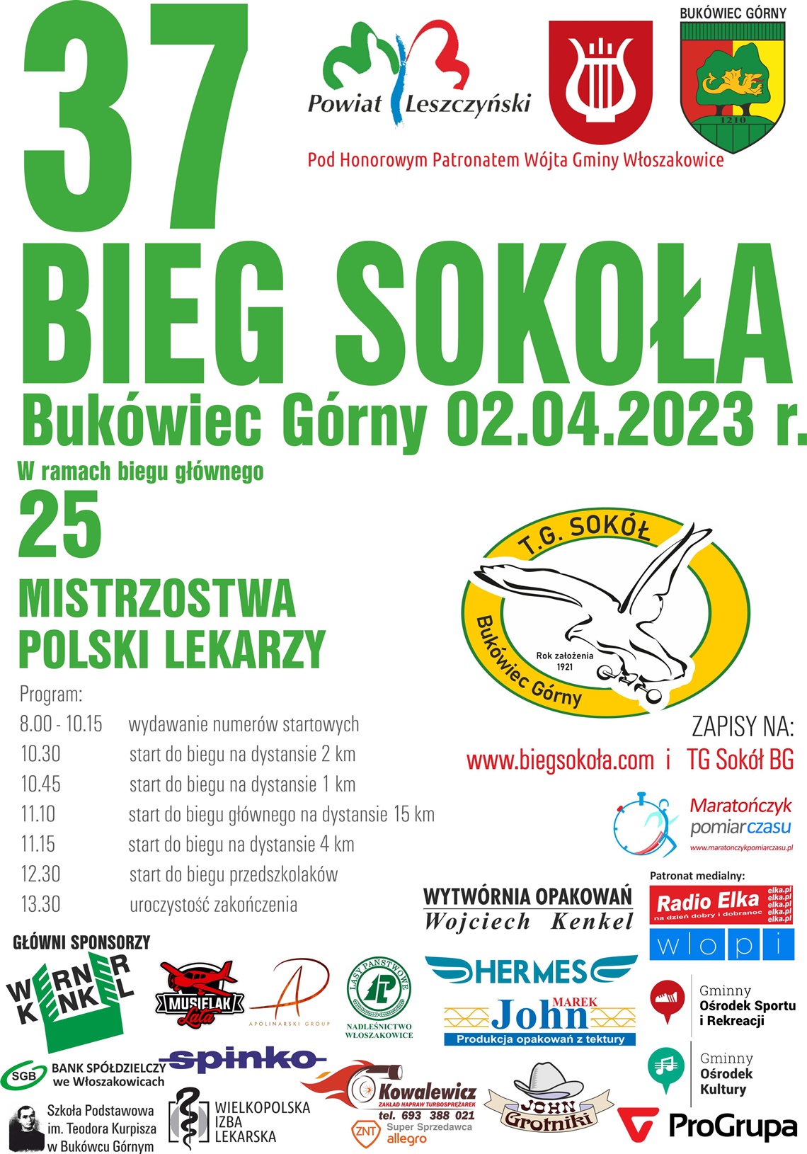 Bieg Sokoła 2023 - informacja